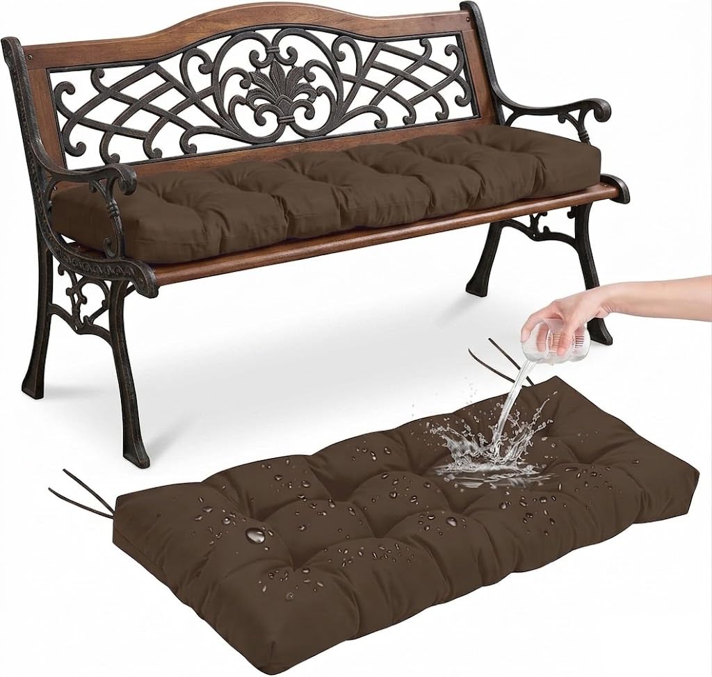 Coussin de banc confortable et imperméable pour intérieur