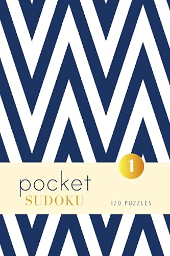 Pocket Sudoku - 120 Puzzles Small Travel Size Book 4 x 6 Inches Easy Medium & Hard for Adults & Seniors Large Print One Puzzle Per Page Deluxe
