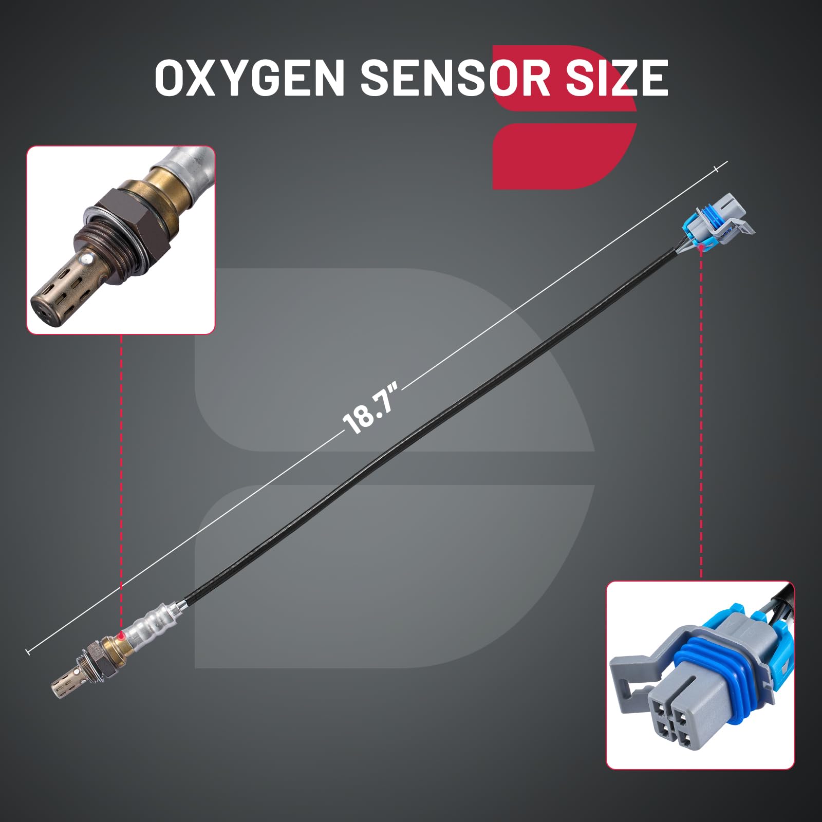 Chevy Silverado O2 Sensor 4PCS O2 Oxygen Sensor Set For 2003-2005 Chevy ...
