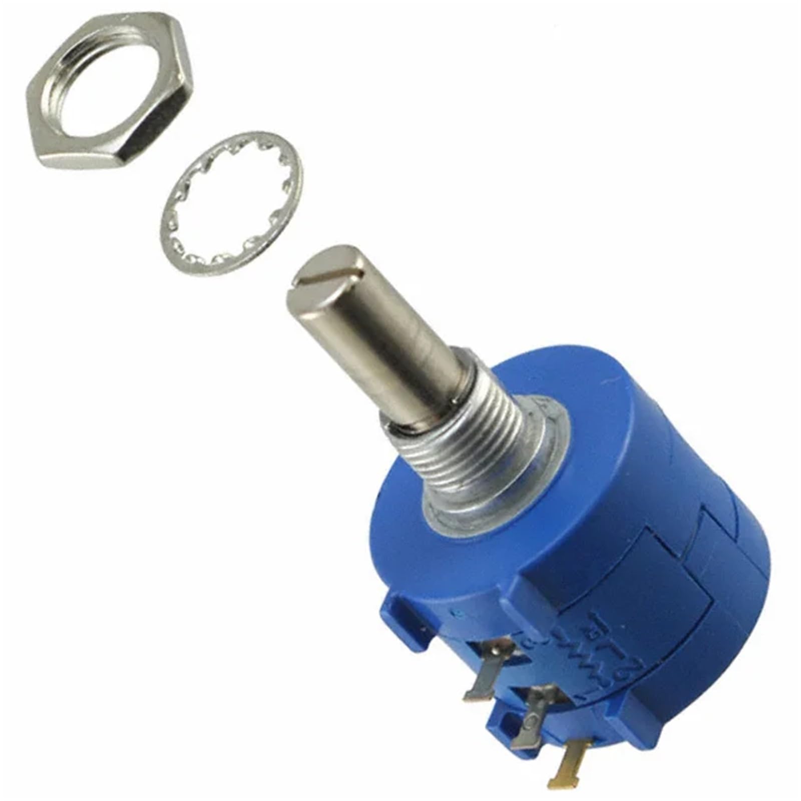 Potenziometro 3590S-2-502L, potenziometro rotativo a resistenza variabile, potenziometro reostato 5k ohm 2w filo avvolto lineare