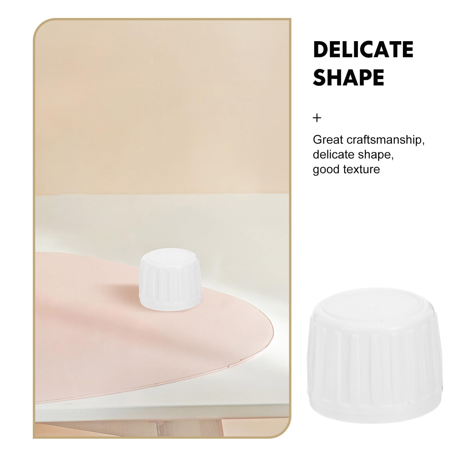 50 Pièces Bouchon en Plastique Blanc Étanche pour Bouteille de Liquide Oral, Design Filetage 28mm Structure Ergonomique, pour Usage à Domicile Pharmacie