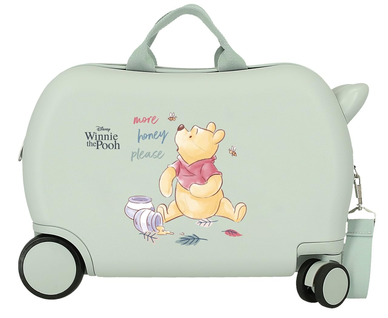 Joumma Disney Winnie The Pooh Maleta Infantil Verde 45x31x20 cm Rígida ABS 24,6L 1,8kg 4 Ruedas Equipaje de Mano