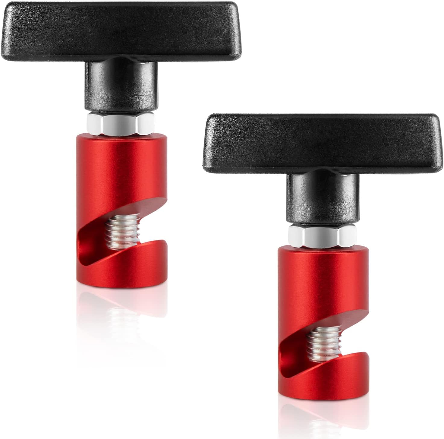 Vepagoo Red Lift Support Clamp for Hood Strut, Shock Prop Strut Stopper Retainer Tool for Car Hood, Hood Stay Holder Work for Tailgate Hatch and Liftgate, 2 Pack…