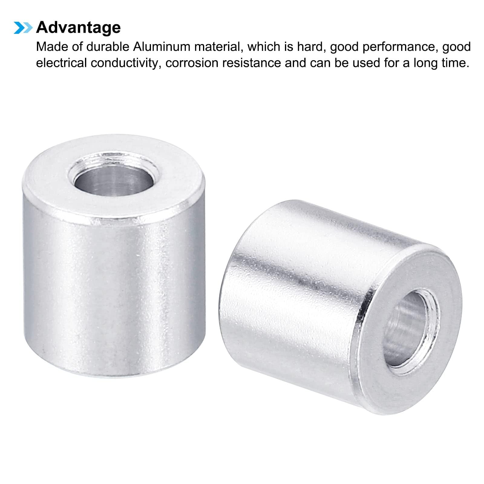 TA-VIGOR 10Pcs M4 Aluminum Spacer - Image 4