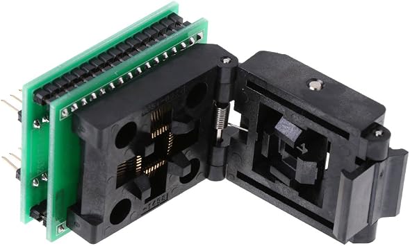 TQFP32 QFP32 TO DIP32 IC Programmer Adapter Chip Test Socket SA663 Burning Seat leonardo