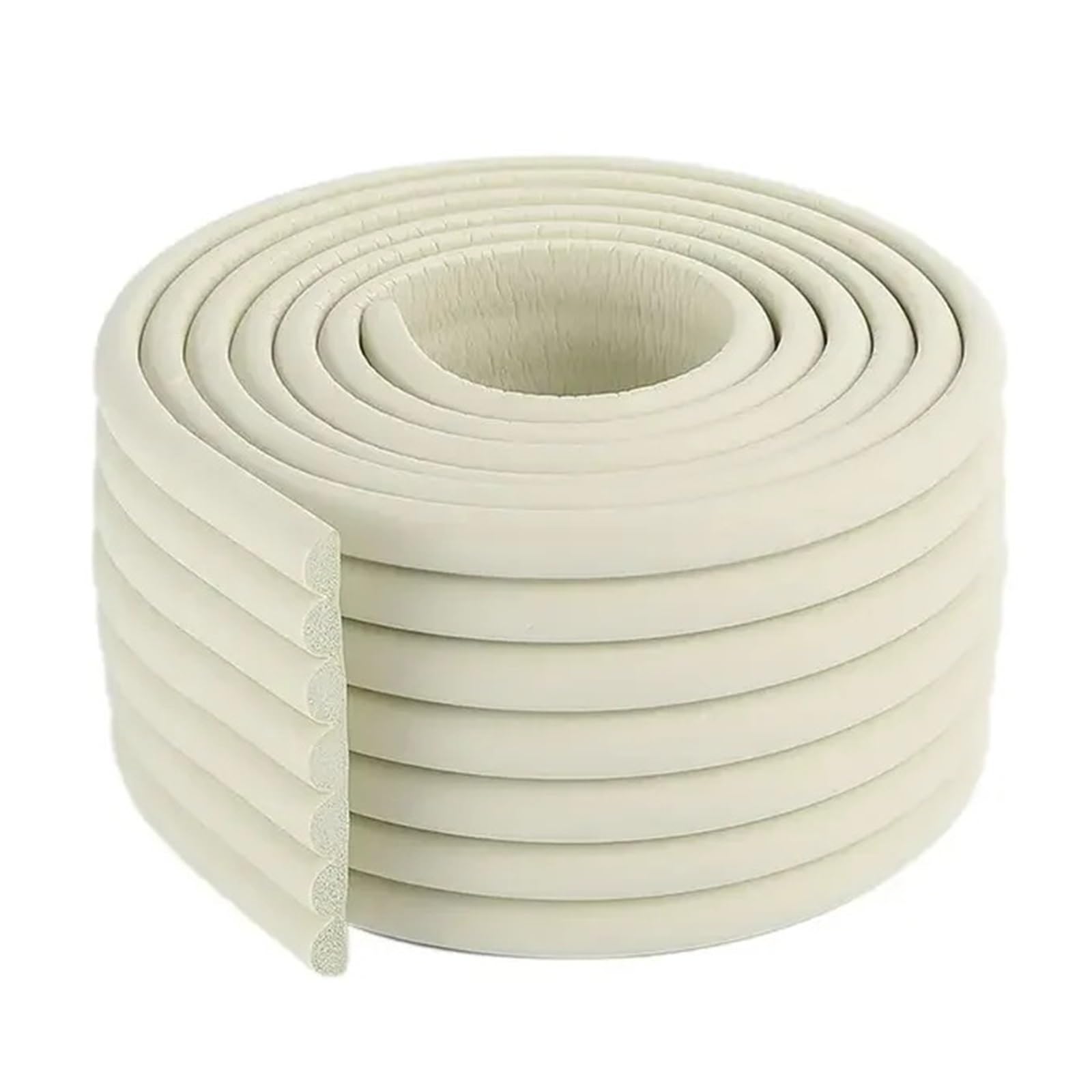 MRKU Protectores de Esquinas para mesas, estándar de Seguridad L, Tiras Protectoras, Tiras de Defensa contra colisiones, 2 m