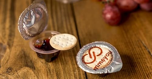 Miniatura 9 de Mmeyou - Paquete familiar de obleas de comunión prellenadas para vino de comunión Mmeyou con jugo de uva roja (caja de 35)  Juego de comunión todo