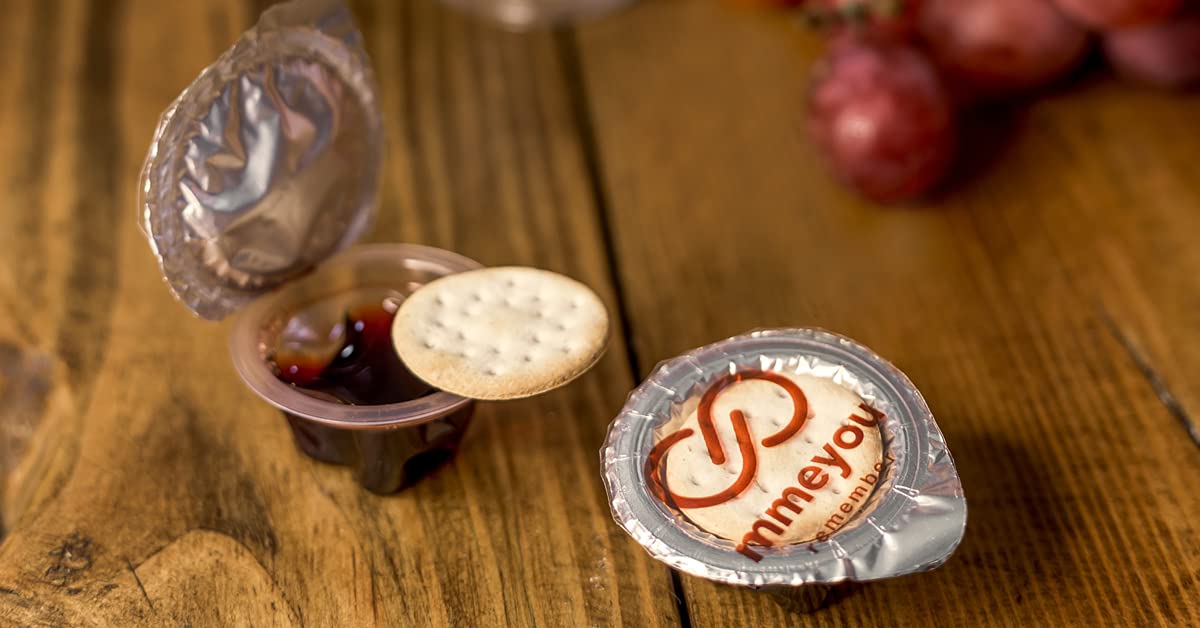 Packaged Holy Communion Cracker Prefilled Communion Wine Mmeyou