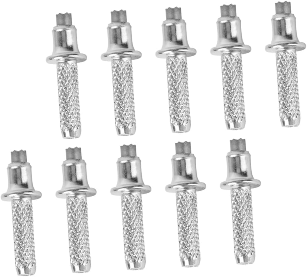 Sturdy Durable 10pcs Tungsten Steel Trekking Pole Accessories Replacement Tips for Walking Sticks