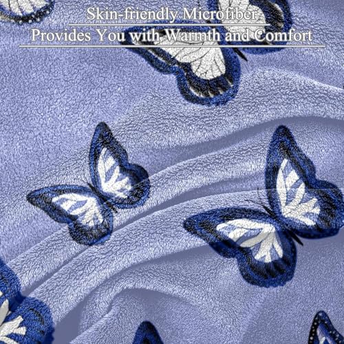 Couverture polaire papillon microfibre : le secret d'un canapé chaud et d'un hiver doux
