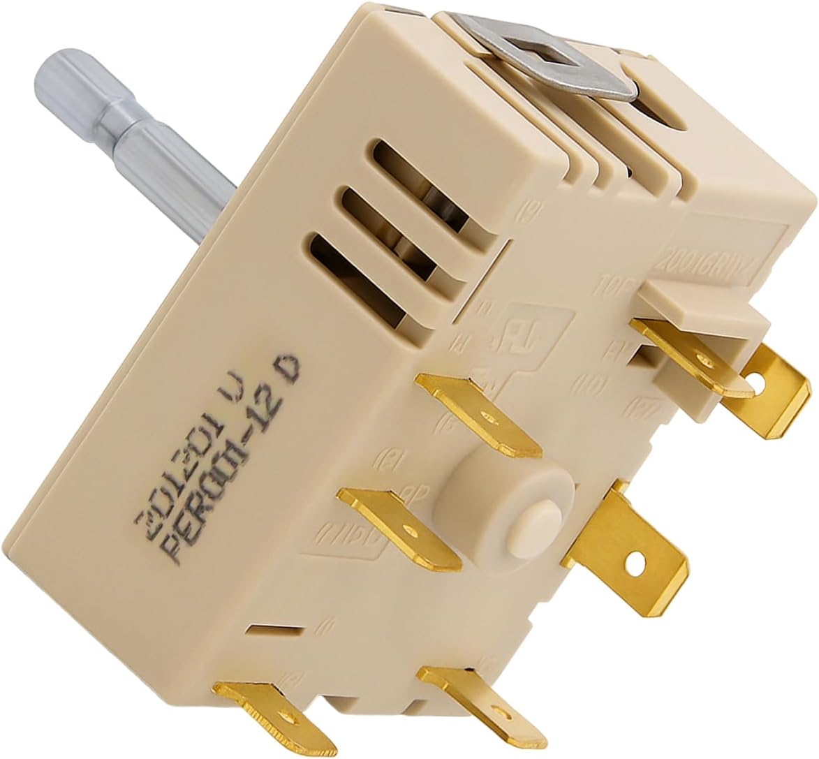 DG44-01006B PER001-12D Dual Infinite Range Control Switch for Samsung Range & Oven Surface Burner Element Repalce NE59J7750WS NE58K9850WS NE59M4310SS