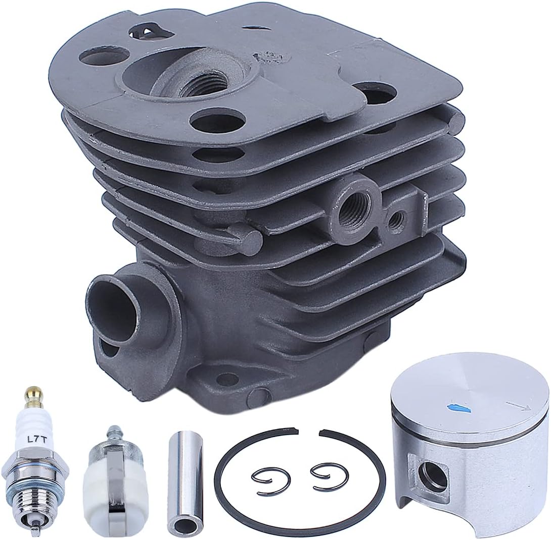46mm Cylinder Piston Kit Fuel Filter for 55 51 Chainsaw 503 60 9171 Cylinder Piston Rebuild Kit