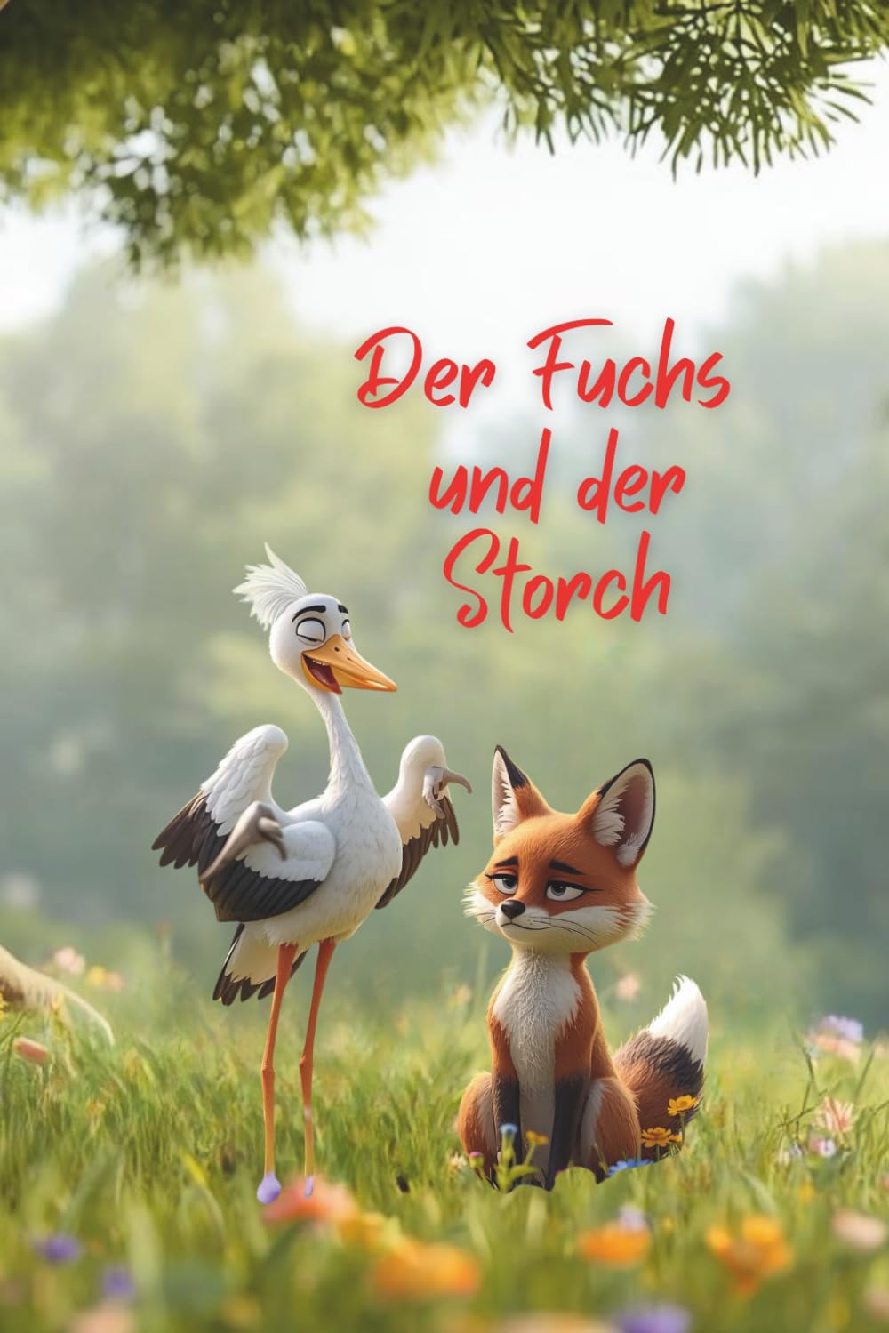 Der Fuchs und der Storch: Eine Fabel des griechischen Dichers Äsop, neu erzählt