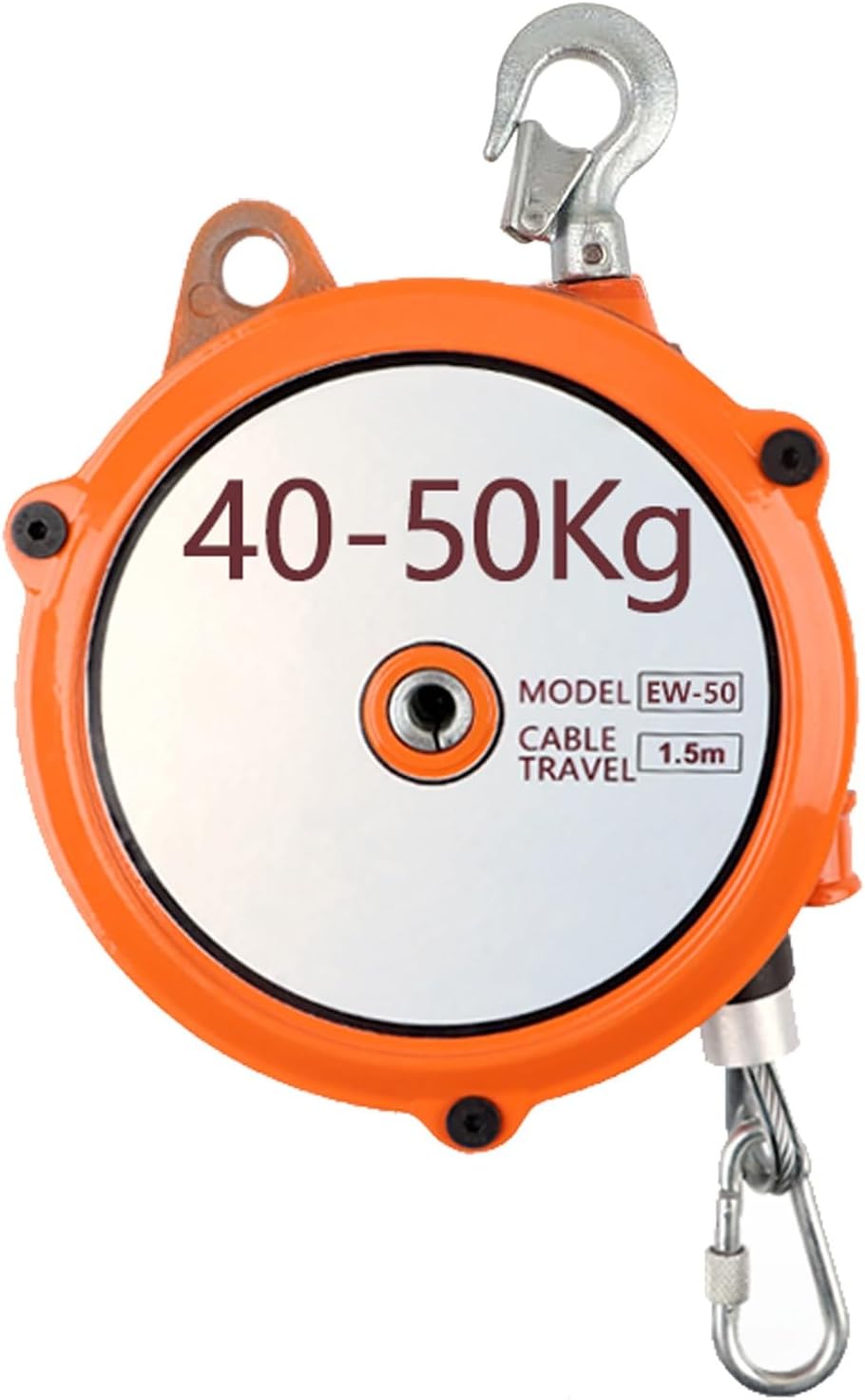 1pc Retractable Spring Balancer - Adjustable Tool Holder with 1.5m Wire Rope, 40-50 Kg Capacity, Efficient Tool Management for Workshop & Garage Use