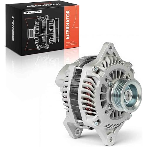 A-Premium Alternator Compatible with Subaru Outback, Legacy, 2005 2006 2007 2008 2009 2.5L, 12V 110A 5-Groove Pulley Clockwise, Replace# 23700AA55A, A003TG2391