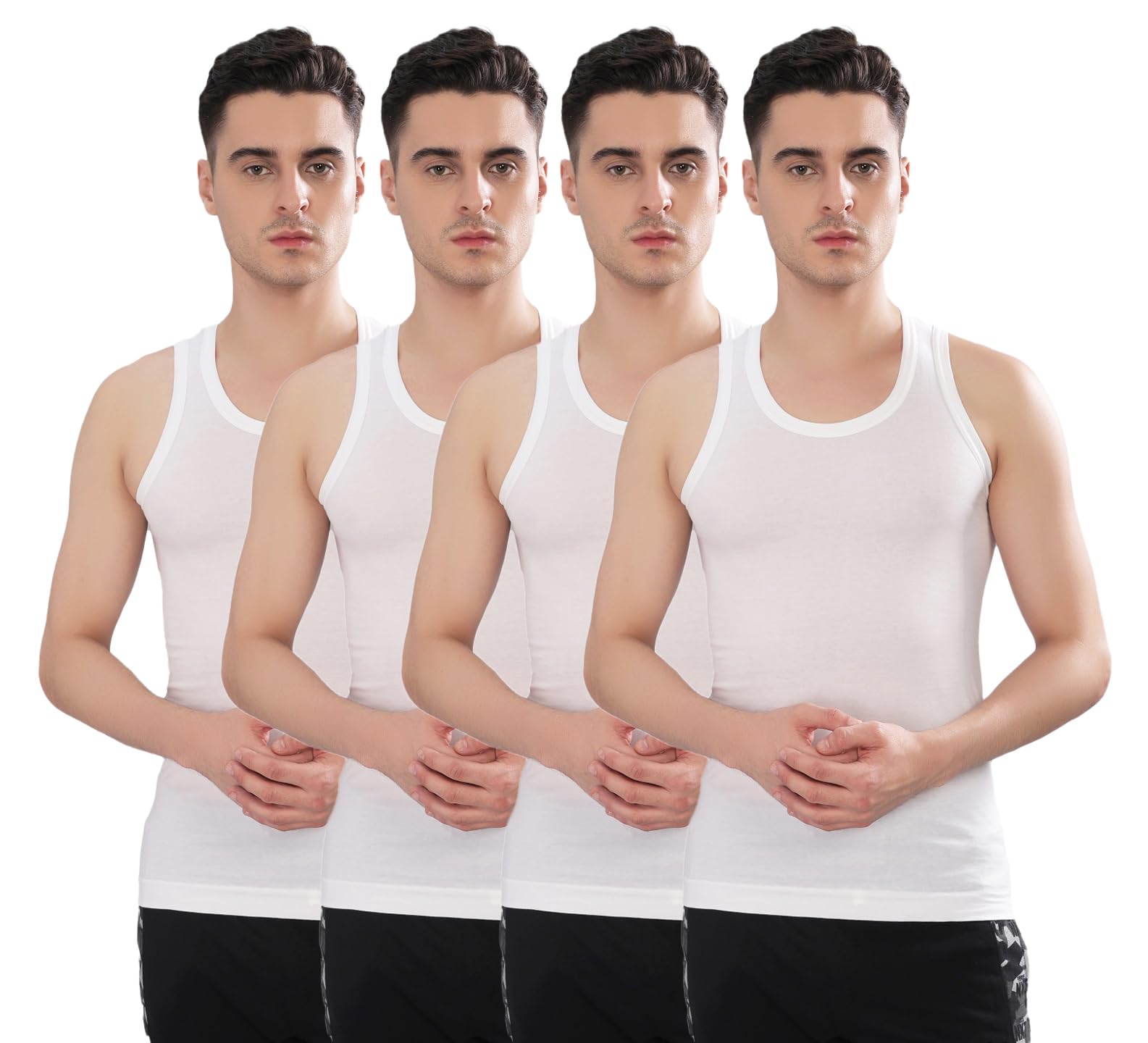 dollar bigboss Men's Solid Regular Fit Vest-picture-31