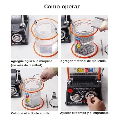 SUPERFINDINGS 1 Beutel 2~7mm Polierperlen aus Edelstahl Polieren Keine Lochperlen Edelstahl Polierkugeln von Tumbling Medien zum Polieren und zur Goldbehandlung