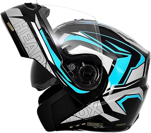 HEADFOX N2F Air 7 Metro: Smart Bluetooth Helmet for Man &amp; Women with Features for Easy Calls, Music, GPS, Waterproof, Voic