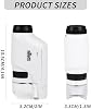 Kids Portable Microscope, 60X - 120X Pocket Handheld Mini Microscope with LED Light for Kids Gift, Educational Toy, Preschool Home Study (White)