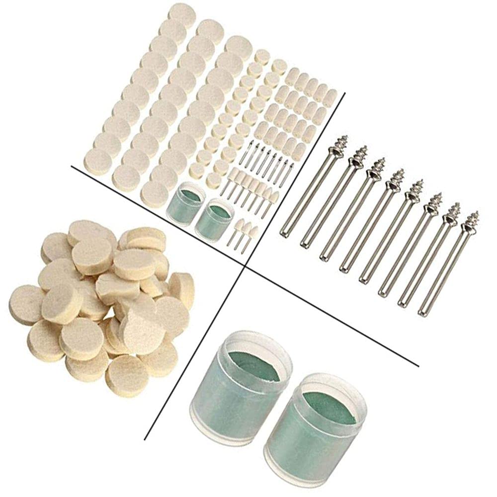 Diy Crafts 13027 6891 Soft Wool Polishing Buffing Wheel for Rotary 3mm Felt Tools, Multicolor, 90 Piece (B08QSDFHJC) Amazon Price History, Amazon Price Tracker