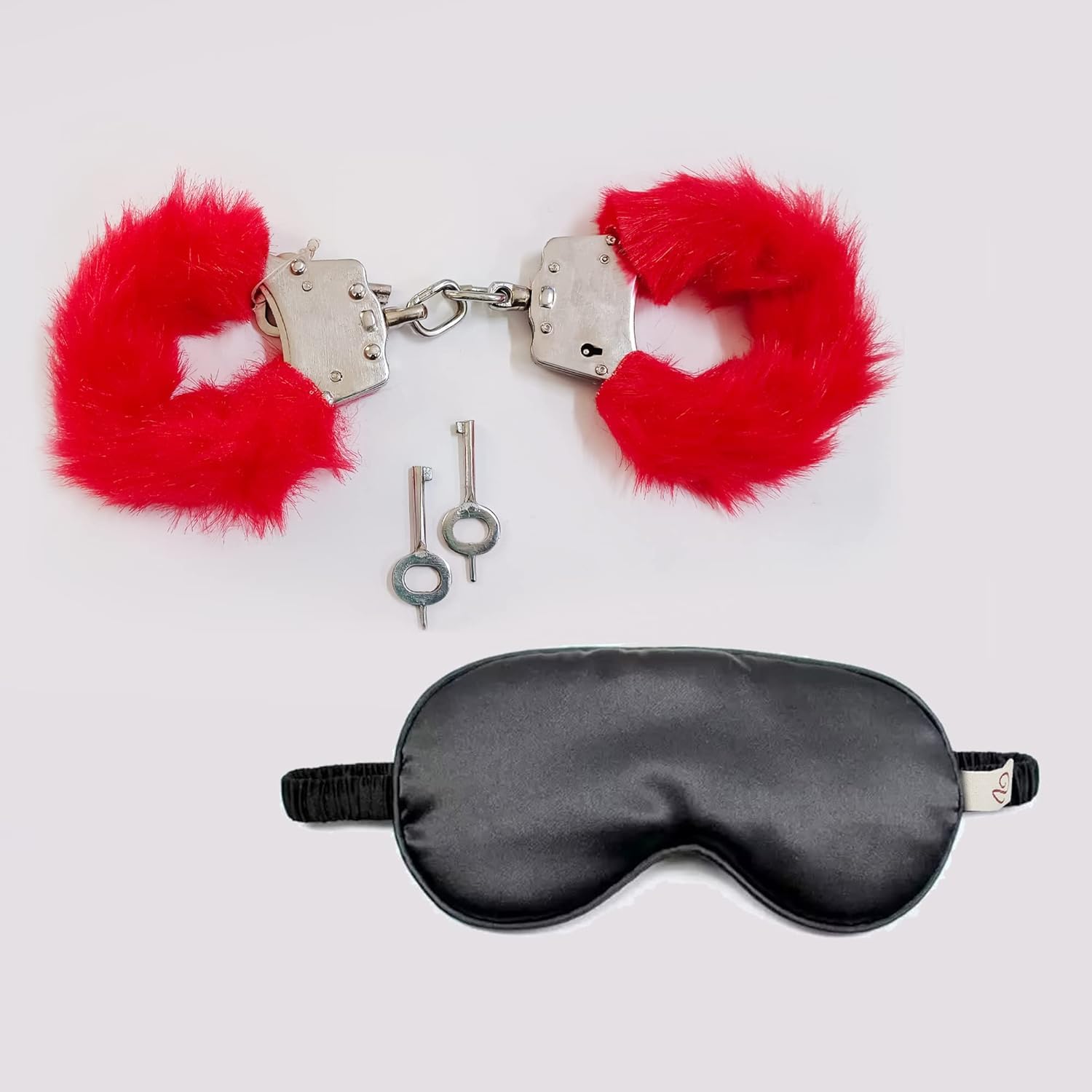 Vintageware Heavy Duty Red Carbon Steel Toy Handcuff Hathkadi with 2 Keys for Theatre, Role Play, Movie, Drama Or Stage Performance Adjustable with Sleep Eye Mask (Black) (B0D549BZDJ) Amazon Price History, Amazon Price Tracker