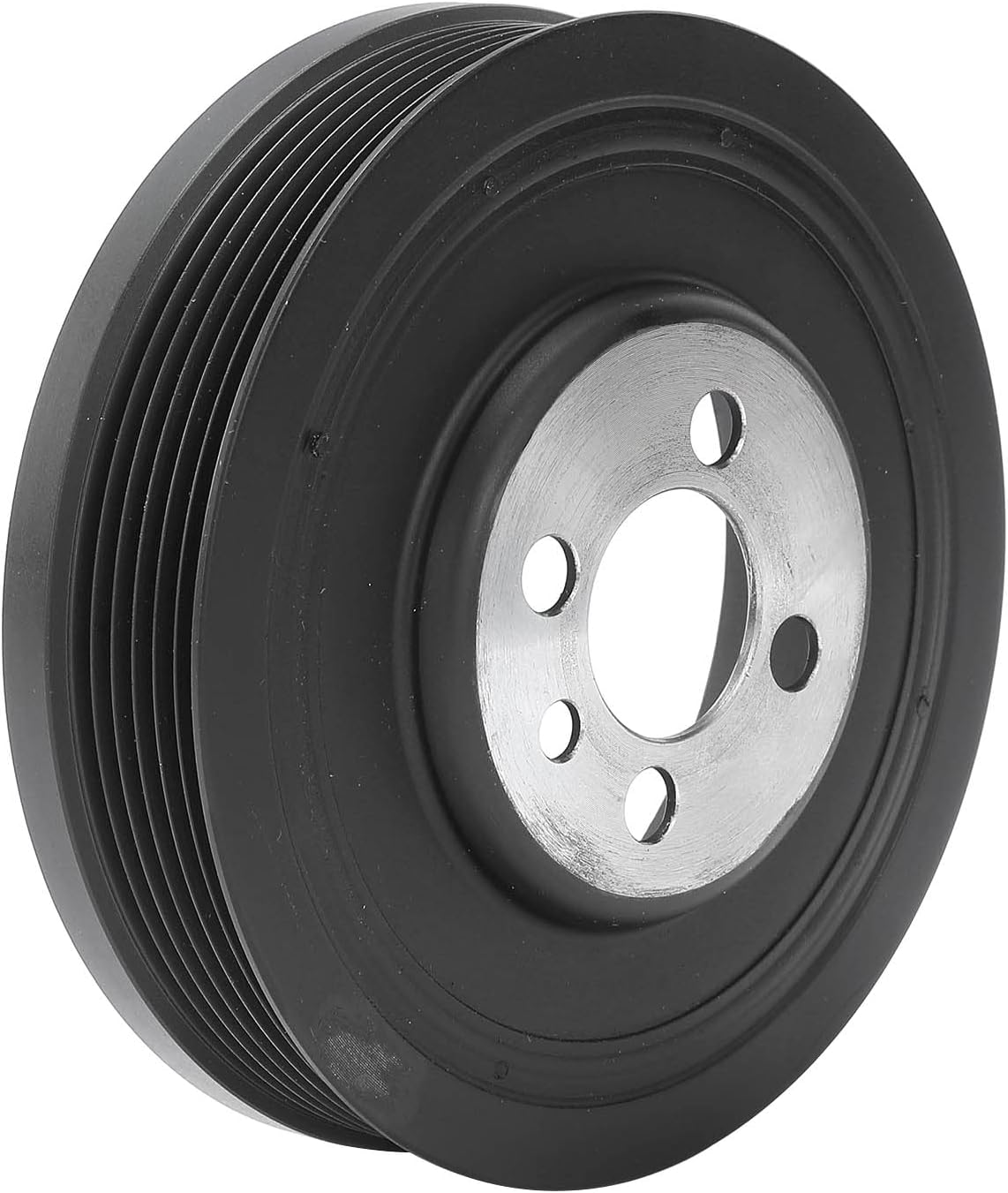 A-Premium Engine Harmonic Balancer Pulley - DOHC L4 1.9L 2.0L- Compatible with Volkswagen & Audi - 2003-2016 - Golf, Golf SportWagen, Jetta, Passat, Beetle, A3, A4, A4 Quattro & More, for# 03G105243