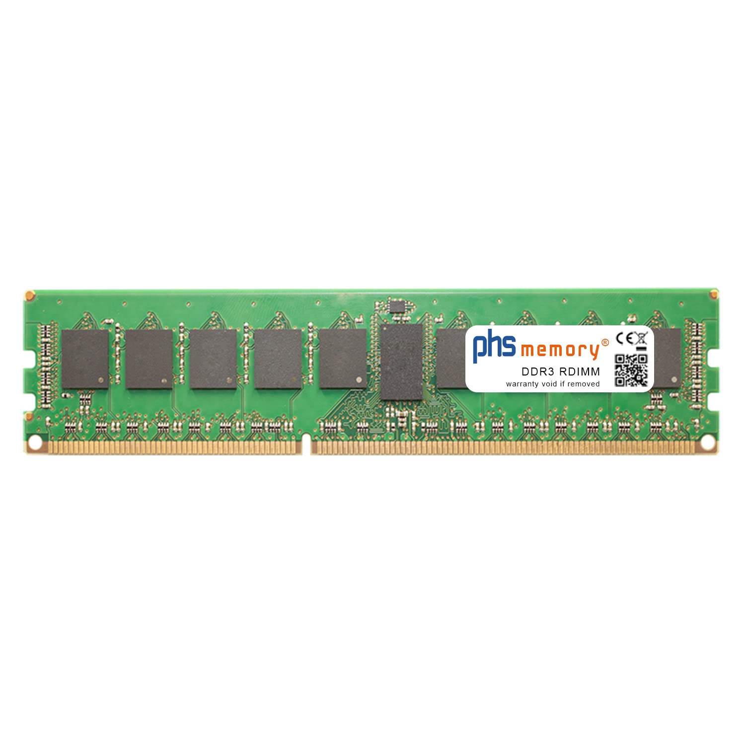 Phs-Memory 8GB Memoria Ram Compatibile Con Supermicro Superserver 2027GR-TRFH DDR3 Rdimm 1600Mhz PC3-12800R - 4