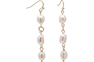 Exquisite Baroque Pearl Earrings: A Timeless Adornment