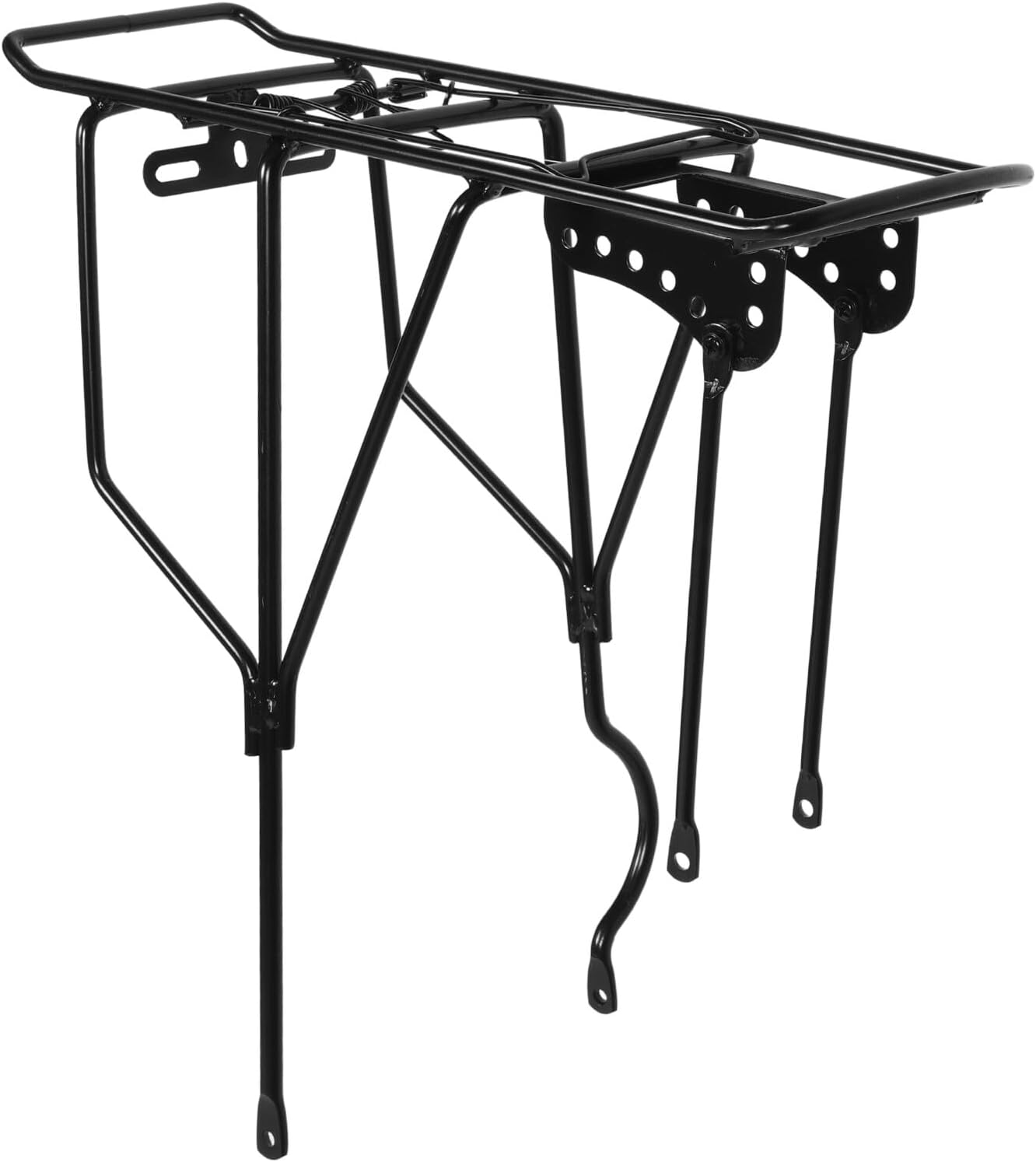 Bike Cargo Rack Rear Solid Thickened Bicycle Back Seat Luggage Carrier Rack Upgraded Solid Small Holes