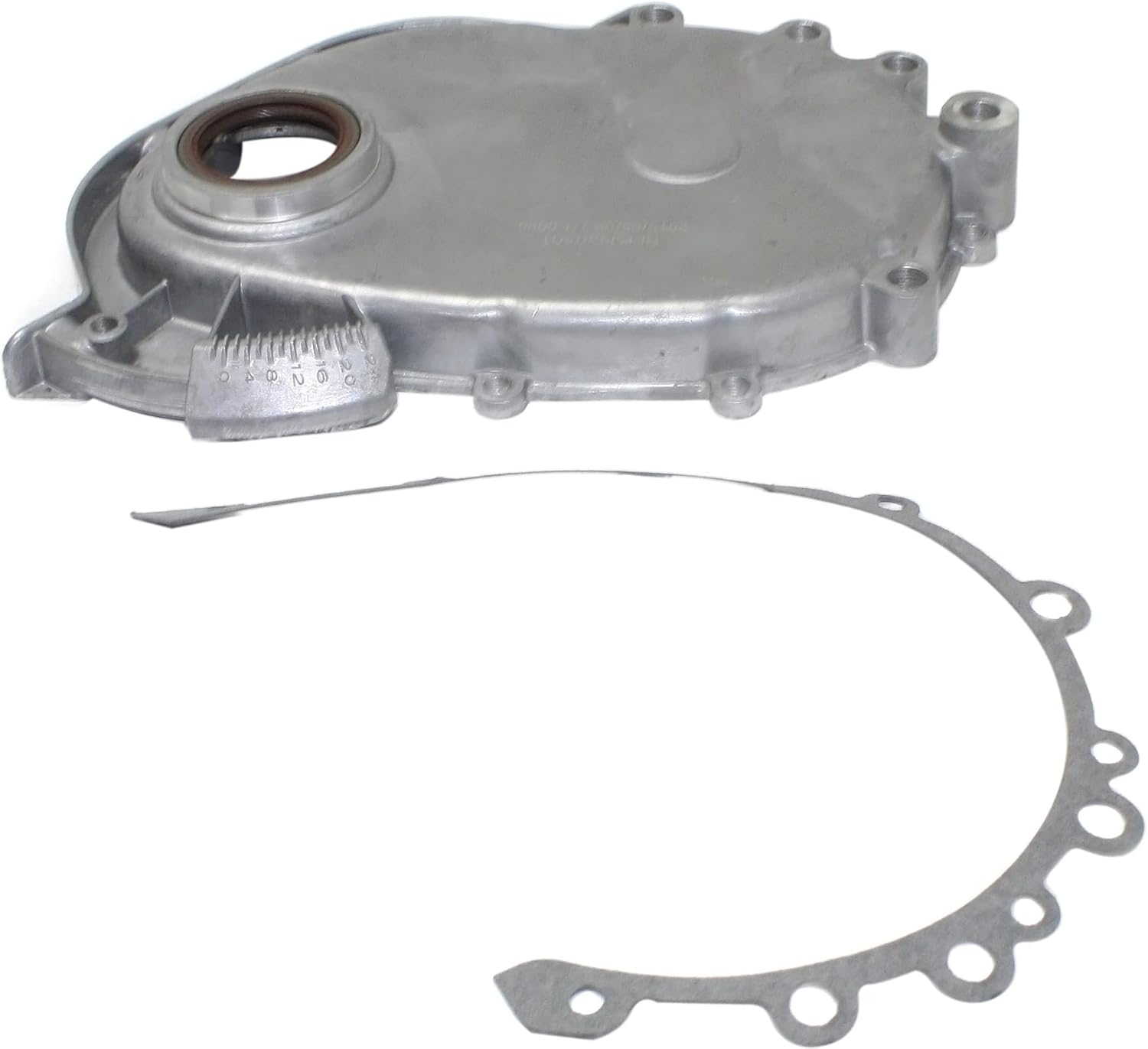 Garage-Pro Timing Cover Compatible with Jeep Grand Cherokee 1993-2004, Cherokee 1974-1990, 1993-2001, Dodge Dakota 1996-2002, Wrangler 1987-1990, 1993-1995, 1997-2006 Silver, Aluminum