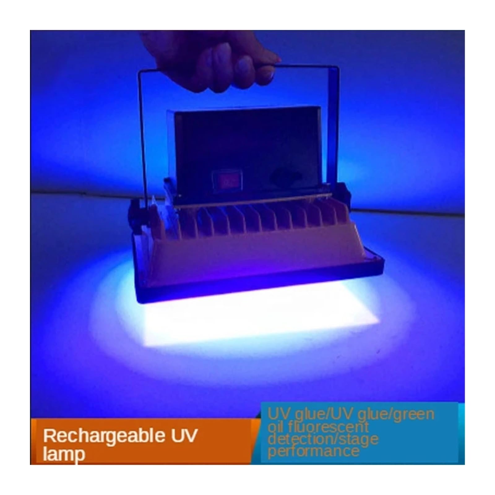 Światło Utwardzające UV, 200W ładowanie lampa utwardzająca UV ultrafioletowy bezcieniowy klej do wykrywania fluorescencji żywica zielony olej utwardzający 395nm 405nm 365nm(395nm,200W)