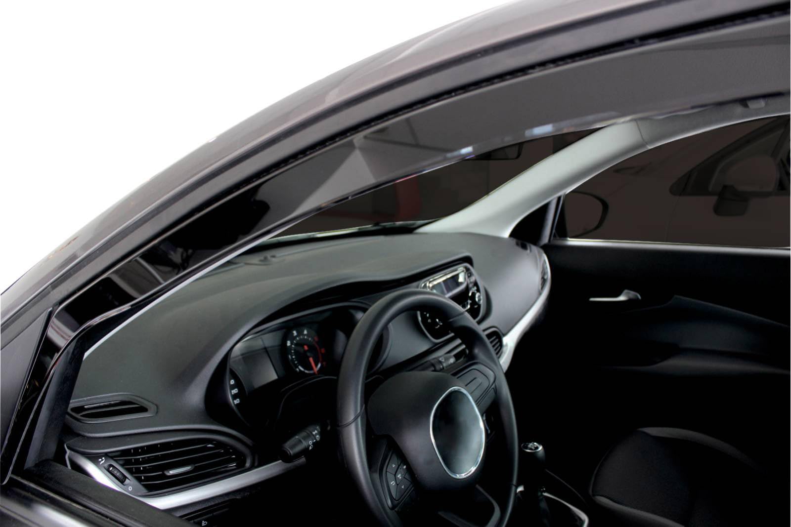 J&J AUTOMOTIVE Deflettori D'Aria Antiturbo Per Honda CR-V 4 IV (2012-2016) | Set 4 Pezzi Fumé Nero, Antivento E Antipioggia, Aerodinamici - 5