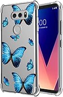 Vista 1 de Funda para LG V30/V30S ThinQ/V35 ThinQ/V30+/V30 Plus, US998 Linda funda, transparente y flexible TPU funda de silicona suave de goma suave para LG