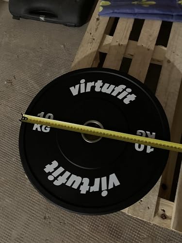 VirtuFit Juego De Discos De Goma 2x15kg - Entrena En Casa Sin Hacer Ruido Ni Dañar El Suelo