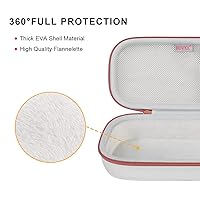 Vista 6 de BOVKE - Bolsa para estetoscopio 3M Littmann Classic III, Lightweight II S.E, Cardiology IV, MDF Acoustica Lightweight - Bolsillo extra para Blanco