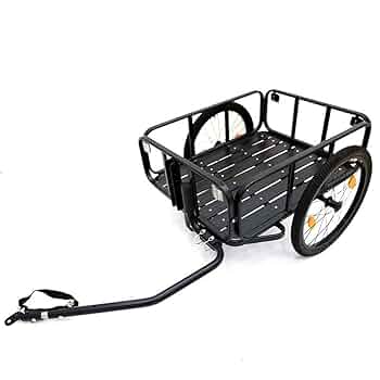 自転車運搬 専用 Amazon | 自転車用トレーラー アルミ合金 運搬車 大容量積載