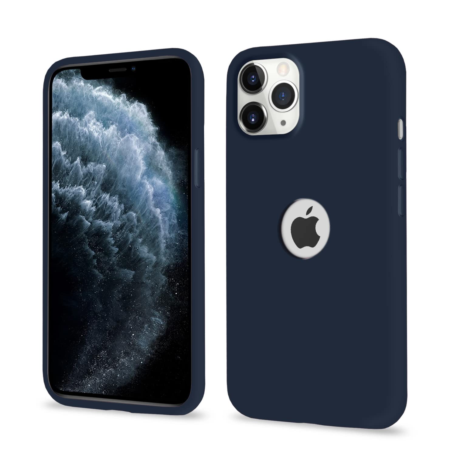 Pikkme Back Cover | Full Camera Protection | Raised Edges | Super Soft Silicone | Bumper Case for iPhone 11 Pro Max (Dark Blue) (B0C3RN4DNW) Amazon Price History, Amazon Price Tracker
