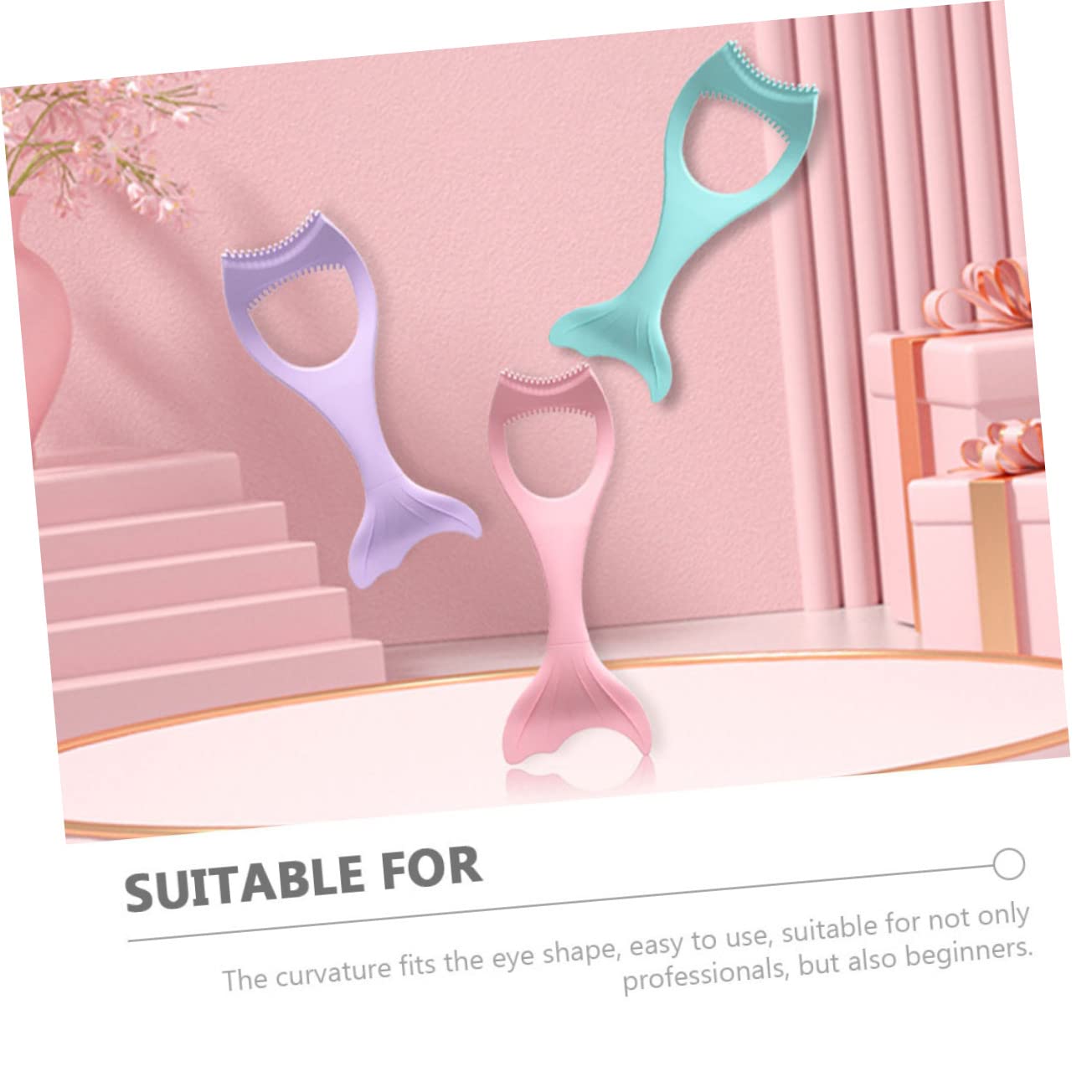Ipetboom 10pièces Outils De Maquillage Silicone Pour Eyeliner Gabarit Et Protecteur Pour Maquillage Des Yeux Précis Et Rapide Réutilisable Pour Ombre à Paupières Et Mascara