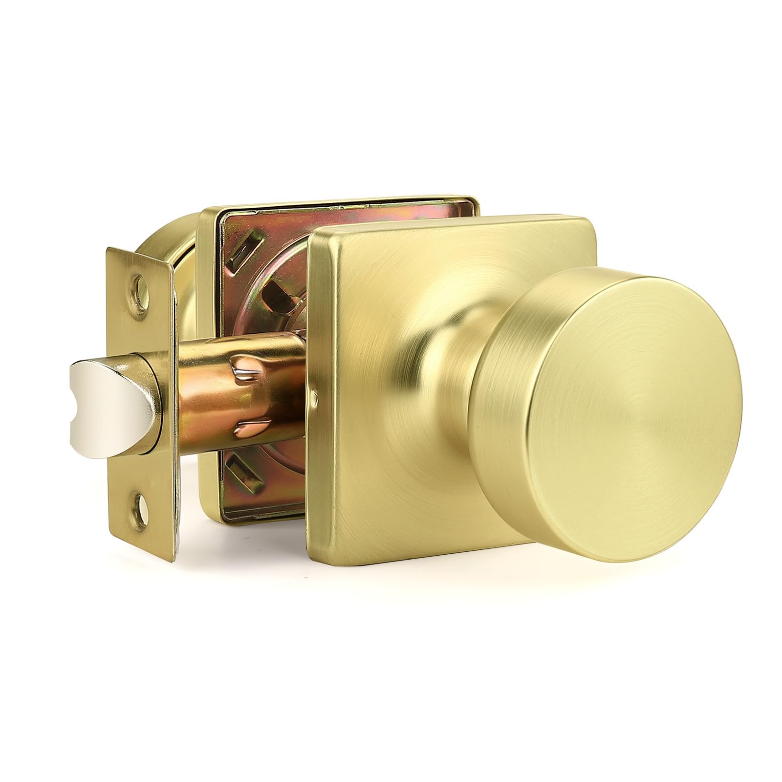 Black Keyless Door Knobs - Privacy & Security -16