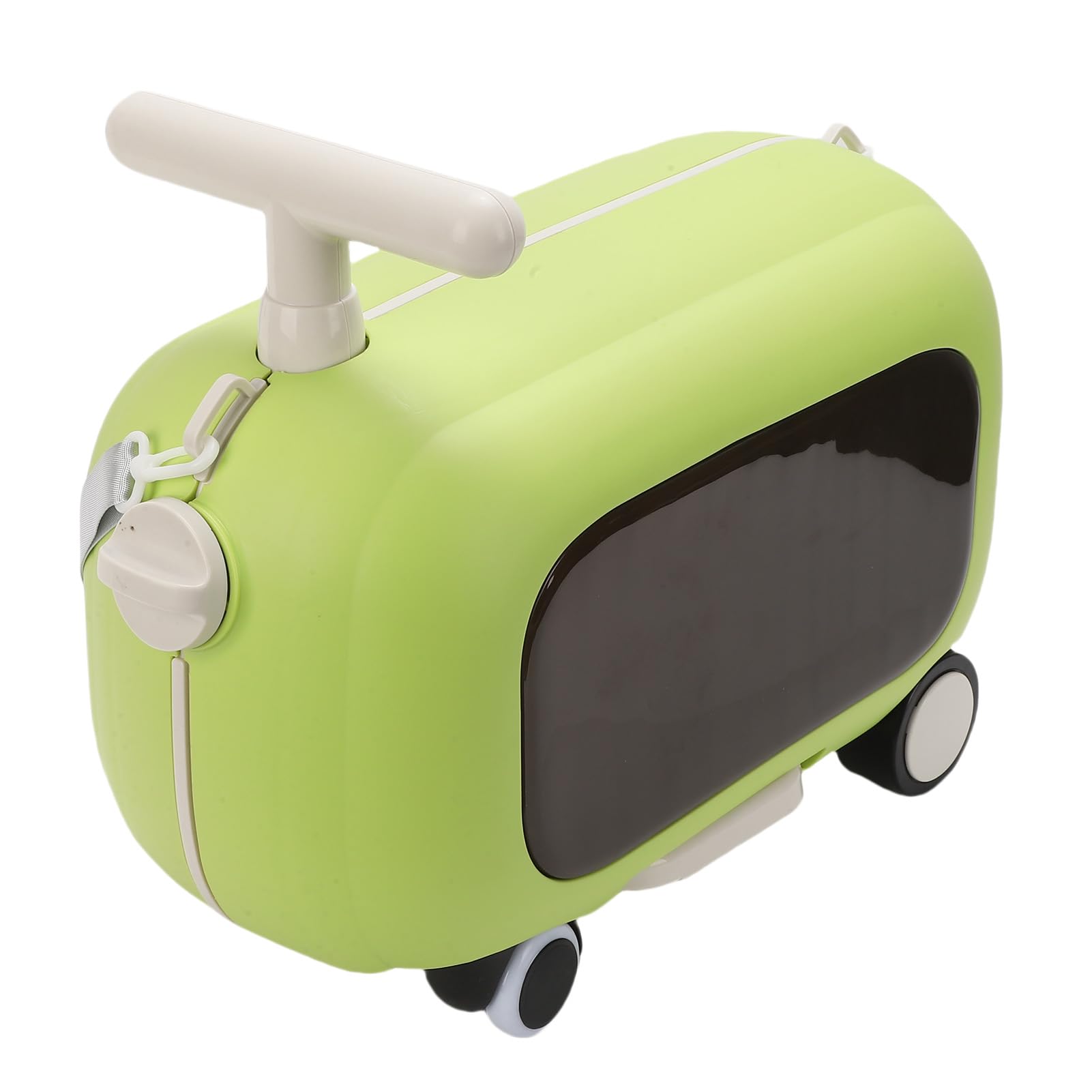Kinder Fahren mit Gepäck, Fahrt auf Koffer für Kinder mit Rädern, Leichtes Kleinkind Fahrbares Kleines Koffer REIT Gepäck für Reise Kinder (Green)