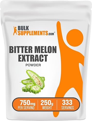 BULKSUPPLEMENTS.COM Extracto de melón amargo en polvo, suplemento de melón amargo, 750 mg de extracto de calabaza amarga por porción, sin gluten,