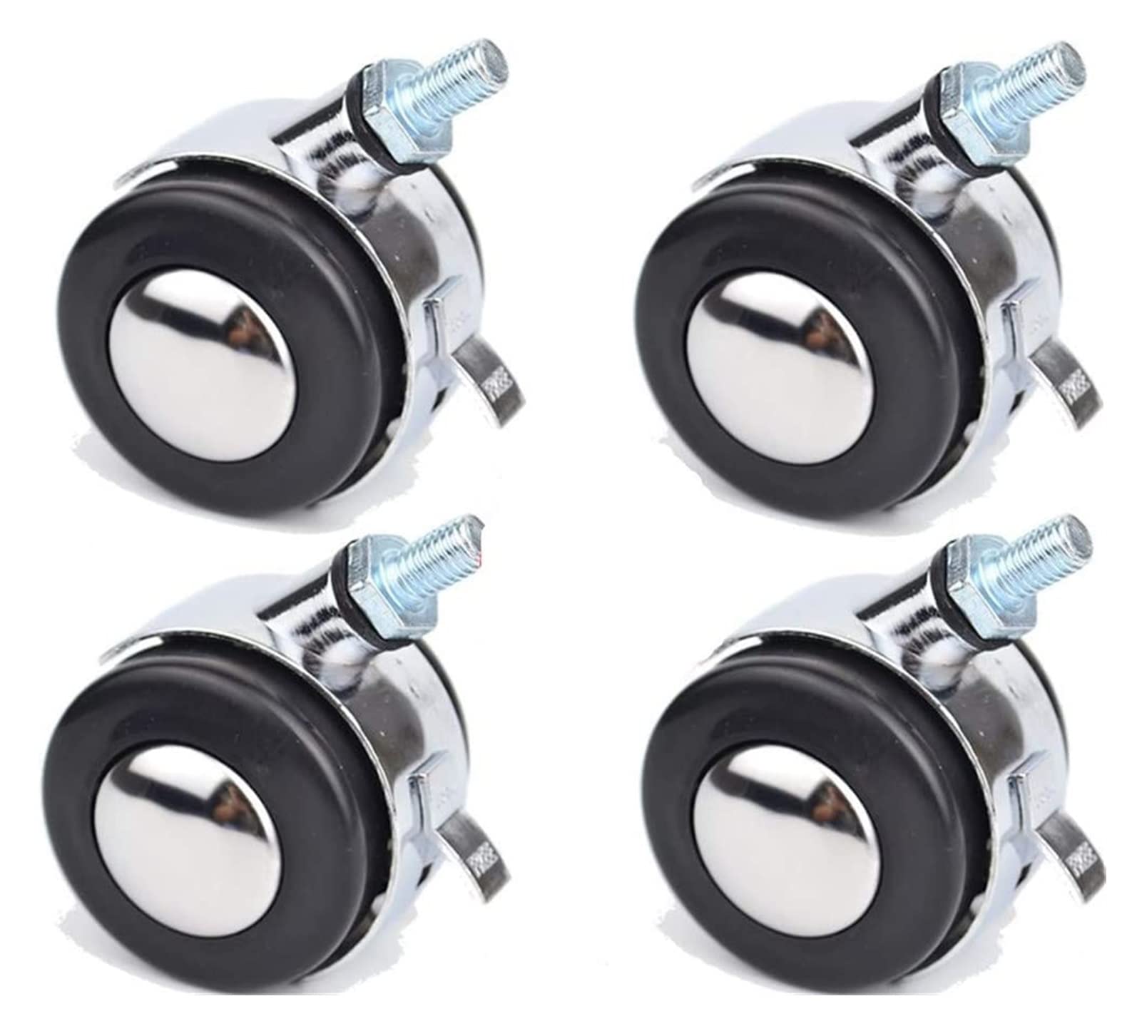 Roulette silencieuse de 2 pouces M10 en alliage pour déplacer les tables basses
