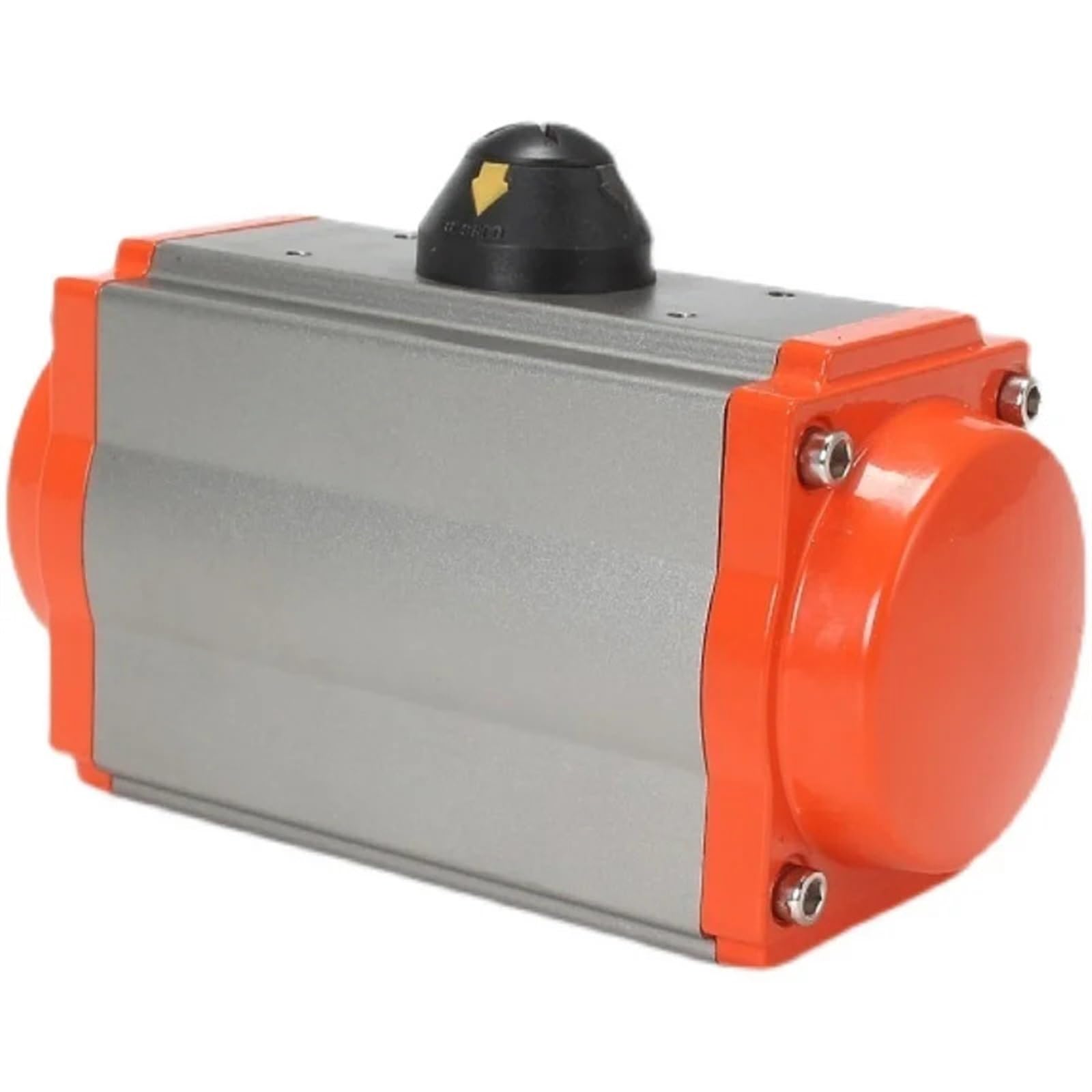 304 Stainless Steel Pneumatic Valve Actuator Valve Ball Valve Actuator AT Double/Single Acting Cylinder 1Pcs(Size:AT75,Color:Single acting)