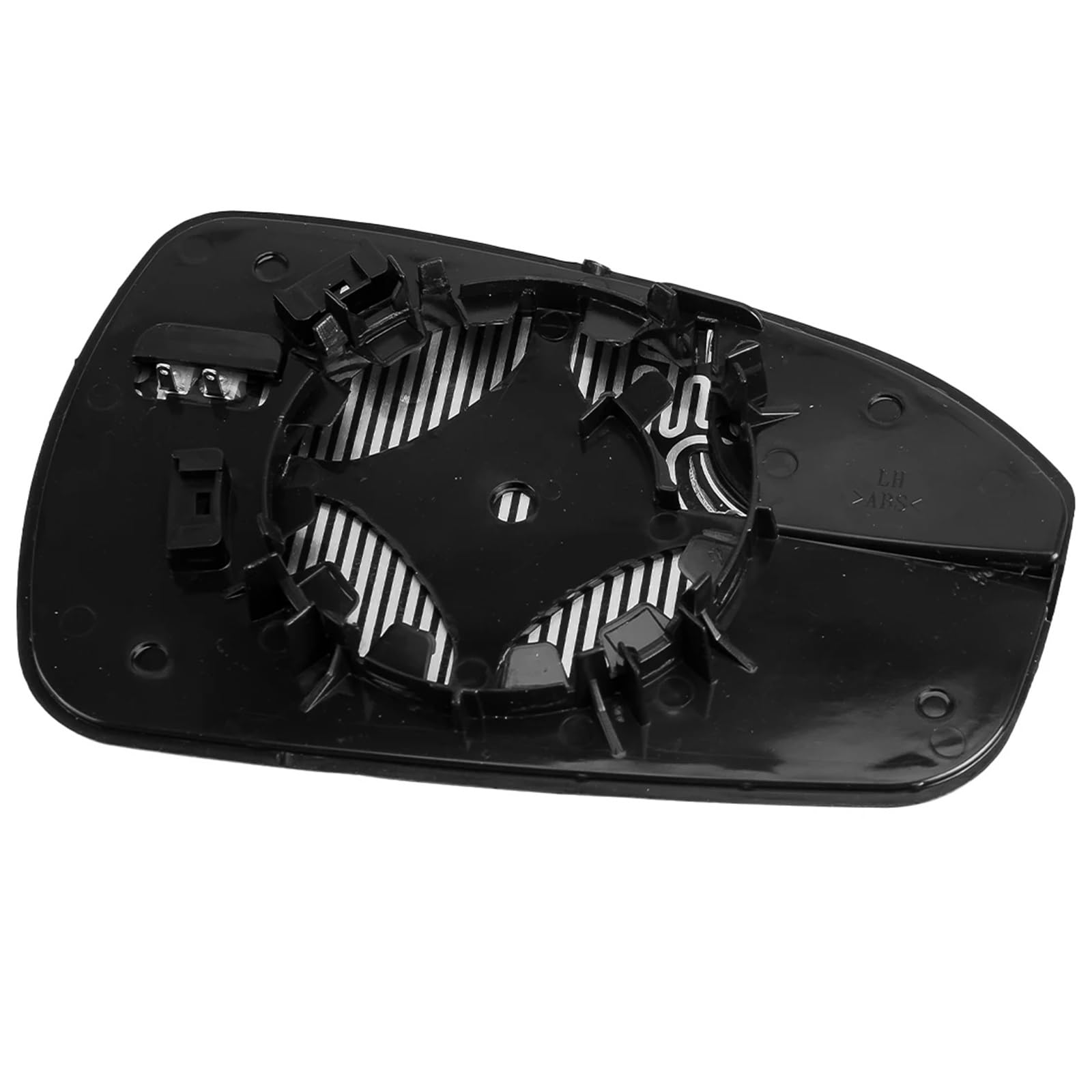 Cristal de espejo retrovisor calefactado Espejo retrovisor izquierdo calefactable con cristal para punto ciego, compatible para Ford para Fusion