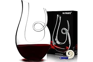 Hand Blown Porron Wine Pitcher For Wine Lovers