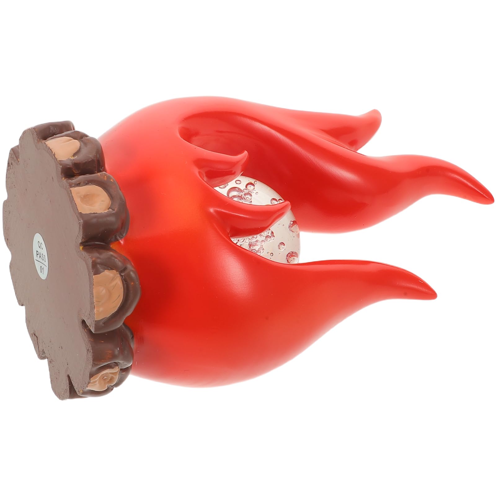 Figurine flamme en résine TOPBATHY, objet artistique idéal à offrir
