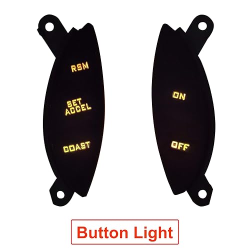 Miniatura 3 de BASIKER Botón de interruptor de control de crucero para volante Ford Explorer Ford Ranger Mercury Mazda 1998-2005, repuesto perfecto OEM SW-5928