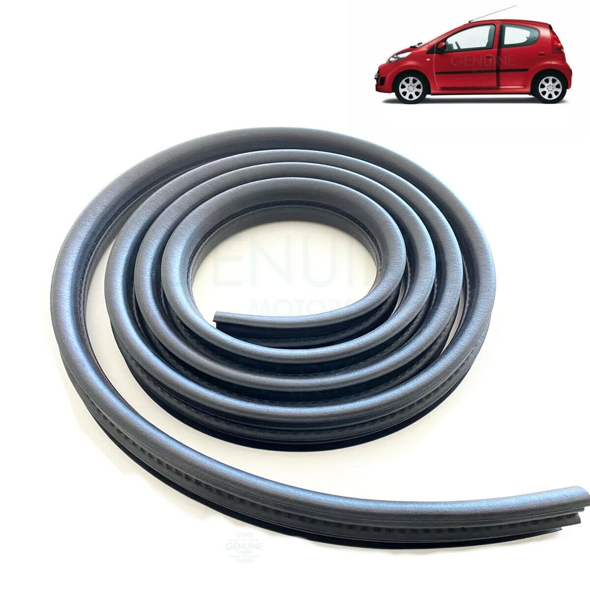 Front Door Aperture Weatherstrip Rubber Seal For Peugeot 107 (2005-2014)