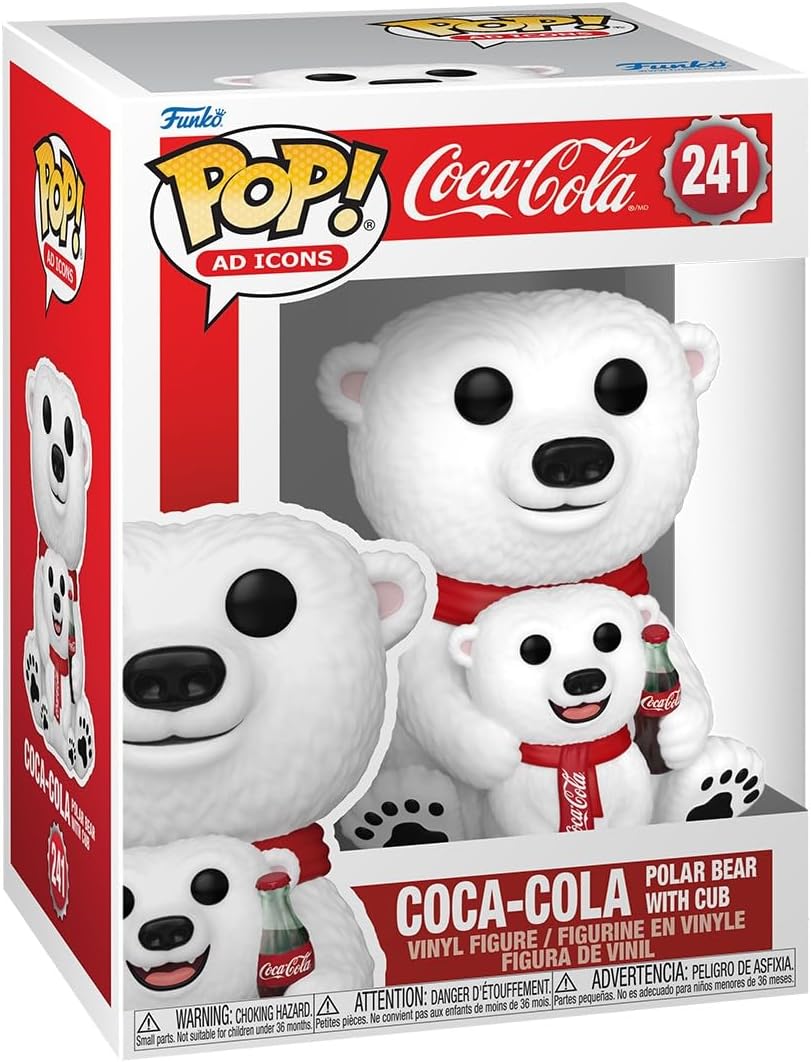 Pop! & Buddy: Coca Cola Polar Bear-Cola - Bear & Cub - Collectable Vinyl Figure - Gift Idea - Official Merchandise - Toys for Kids & Adults - Ad Icons Fans - Model Figure for Collectors