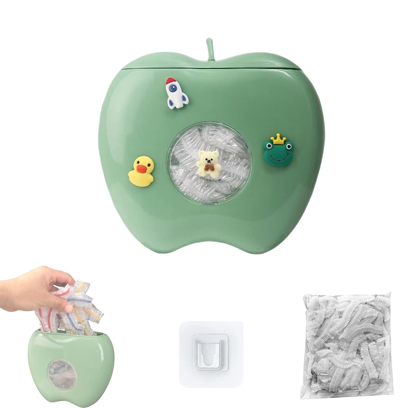 Distributore Di Pellicola A Forma Di Mela - Organizer Da Muro Per Cucina, Trasparente E Pratico - Foto 10